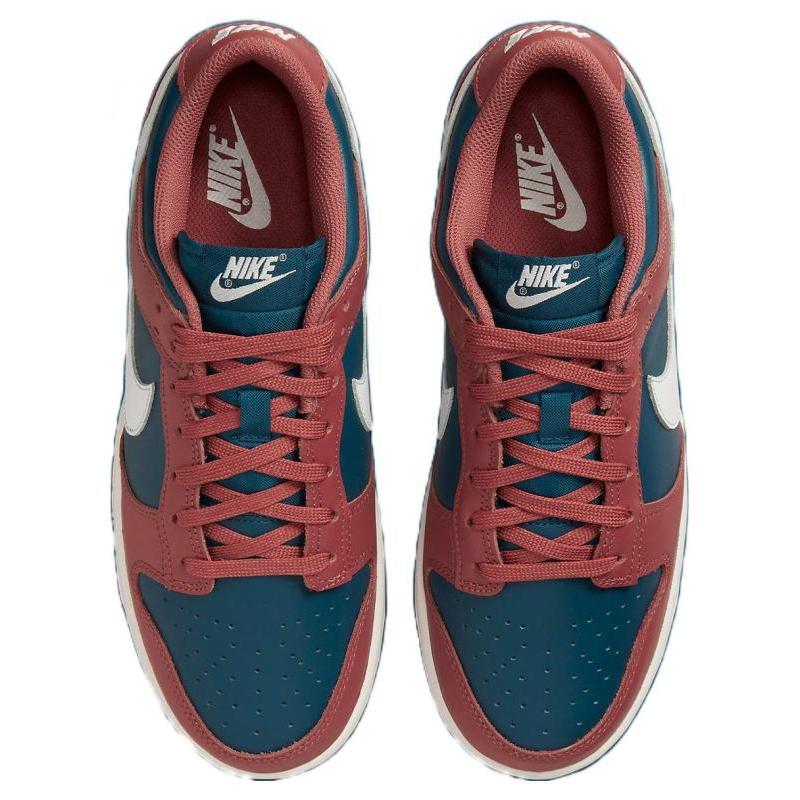 Nike Dunk Versatile Low-top Skate Shoes for Women In Blue and Red