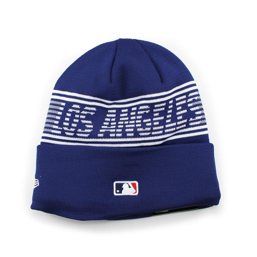 New Era Authentic Los Angeles Dodgers Royal Blue Knit MLB Sports Beanie,