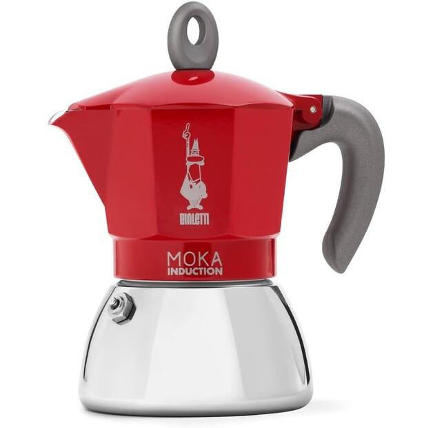 Кофеварка Bialetti Moka индукционный на 6 чашек красный (20004923)