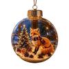 Light-Up Animal Snow Globe Ornament Clear Christmas Tree Ornament  Desktop Mantel Bookshelf Display