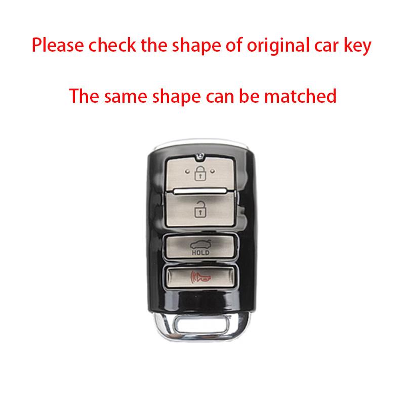 Interior Mouldings Car Smart Key Case Cover Holder Shell For KIA Cadenza K7 K-04 Series K9 Sorento K900 Zinc Alloy Protector Key