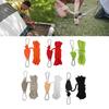 Tent Rope Hanger Adjusted Internal Gear Ratchets Liftings Pulleys Lanyards Plant Growth Tent Lanyards with Carabiner