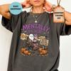 Comfort Colors® Halloween Mentally I'm Here Shirt, Summerween Ghost Tee, Trendy Halloween Lover T-Shirt