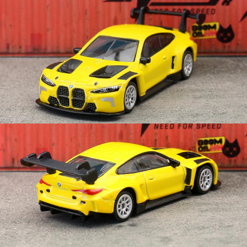 ACD1 1/64 BMW M4 GT3 Toy Car Model CCA MSZ 1:64 Diecast Vehicle Miniature Free Wheels Collection Suitable for Hot Wheels Gift Kid