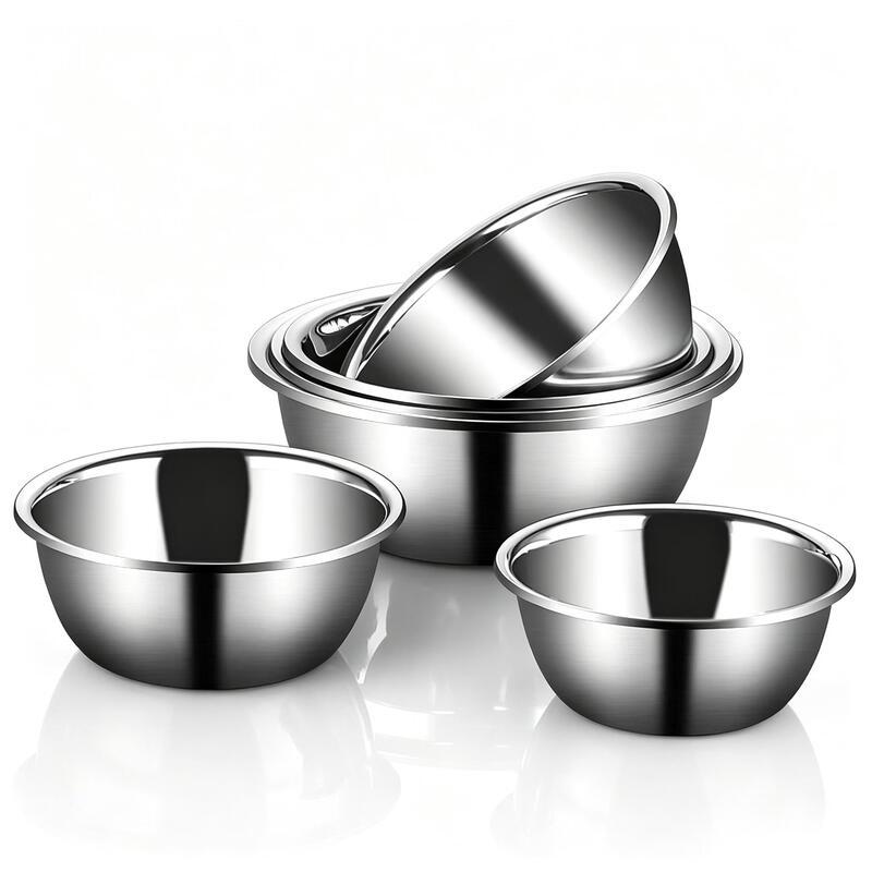 Shaoshan 65cm Food-Grade Stainless Steel Basin Set (2-Pack)