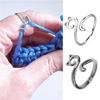 Cat Adjustable Rings for Women Crochet Tension Regulator Finger Ring Unique