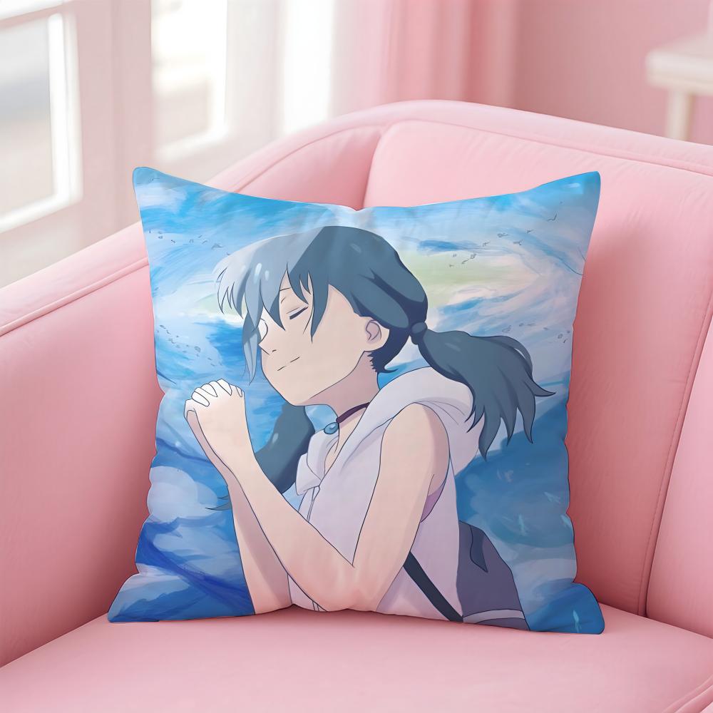 Weathering with You Cushion Cover Comfortable Reversible Pillow Cover Ideal for Car Sofa Bedroom & Beyond