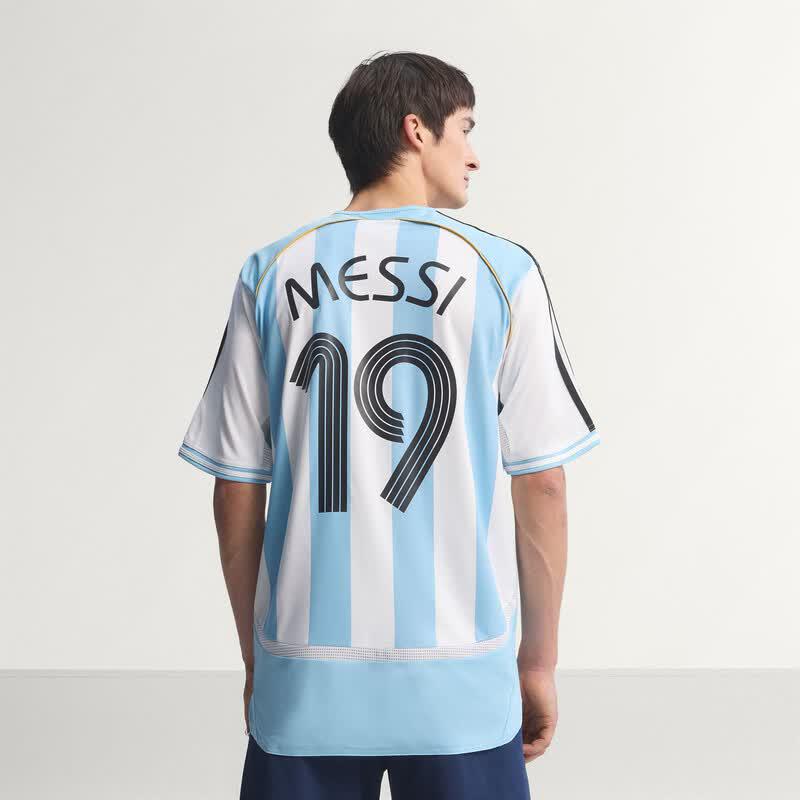 Adidas Argentina 2006 Messi Retro Football Jersey