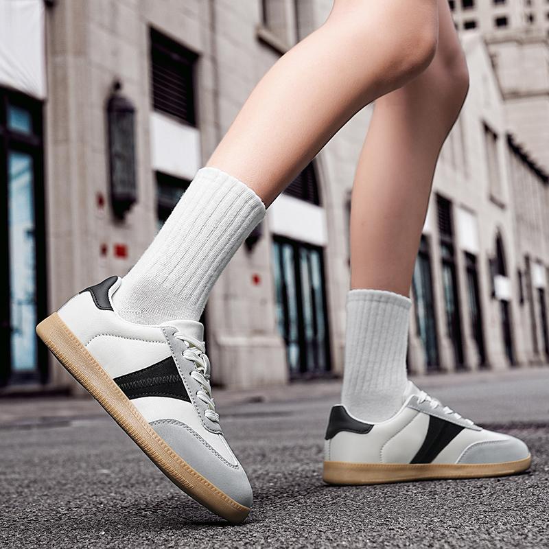 36-48 Couple Plus Size Lightweight and Fashionable Board Shoes Retro German Training Shoes Men's and Women's Sports and Leisure Shoes