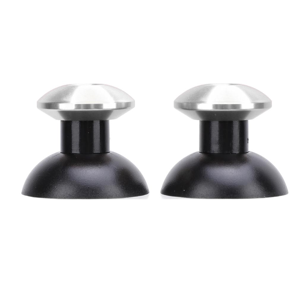 6 Pcs Metal Thumbsticks 2 Standard 2 Low Dome 2 High Dome Aluminum Alloy Thumbsticks Replacement for Edge Controller