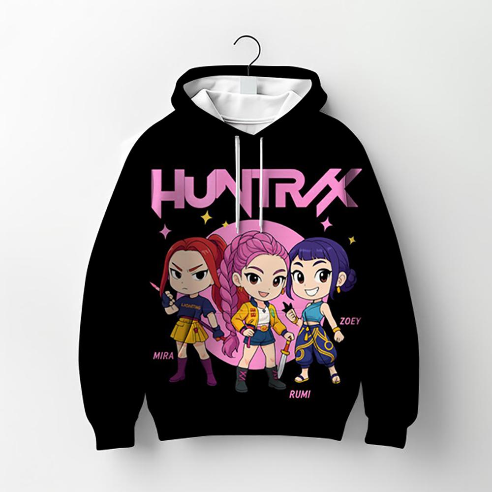 Huvtröjor Barn Huvtröja Manga Barn Kpop Demonjägare Barn Tröja Söt Tiger Harajuku Huvtröja för Pojkar Flickor