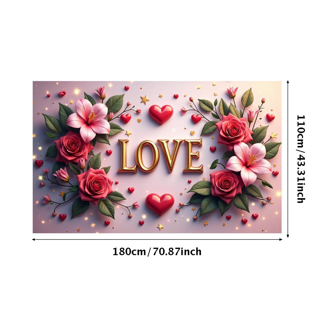 Photography Props Banner Engagement Banner Wedding Backdrop Photography Background Decoration For Wedding Couples' Celebrations