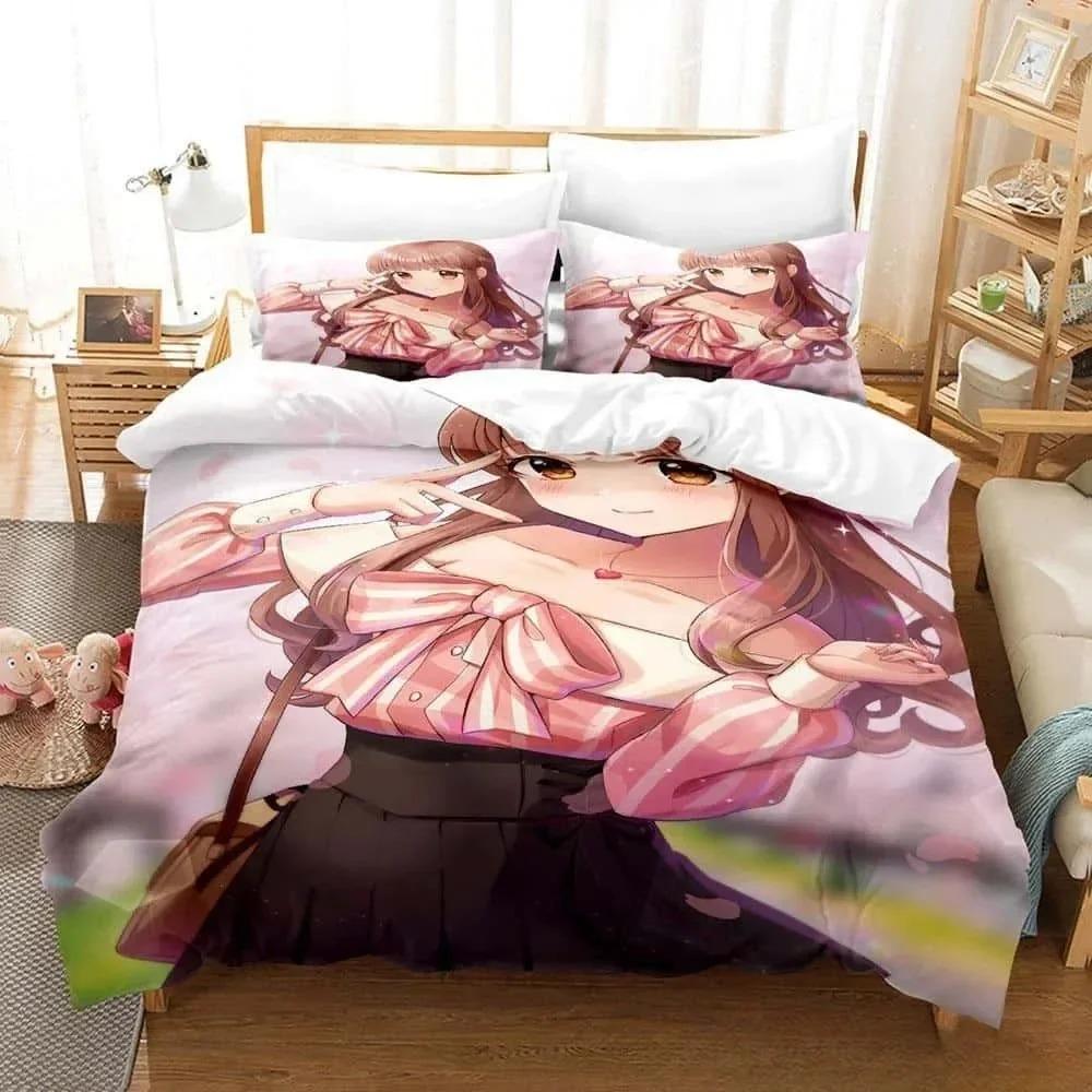 Comforter 3D Anime The Idolm@Ster Chieri Ogata Bedding Set Bedroom Soft Modern S Comefortable