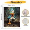Disney Oil Painting Donald Duck Graffiti Art Handmade Diy Painting Home Decoration Gift