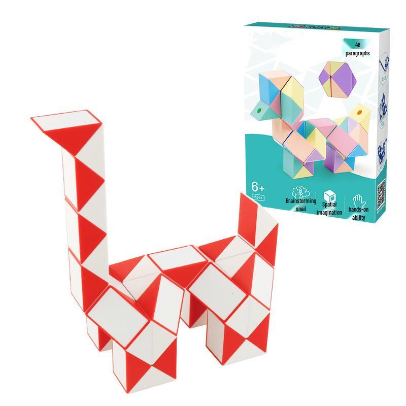 Macaron Magic Cube Set: 24, 36, 48, 60, 72 Sections - Children's Educational Toy Ruler