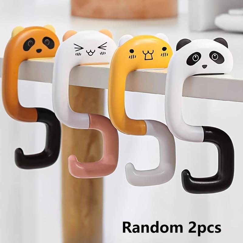 1/2pcs, Adjustable Desk Hooks - No-Drill, Hangers for Office & School Desks, for Backpacks,Desk Accessories Office