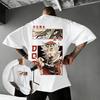 Demon Slayer Anime Doma Grafické Tričko Pánské Dámské Streetwear Oversize Bavlněné Tričko 2026 Letní Krátký Rukáv Ležérní Top Y2k Oblečení