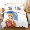 Golden Time Bedding Set Single Twin Full Queen King Size Bed Set Adult Kid Bedroom Three-piece Suits 3D Print Anime Bed She