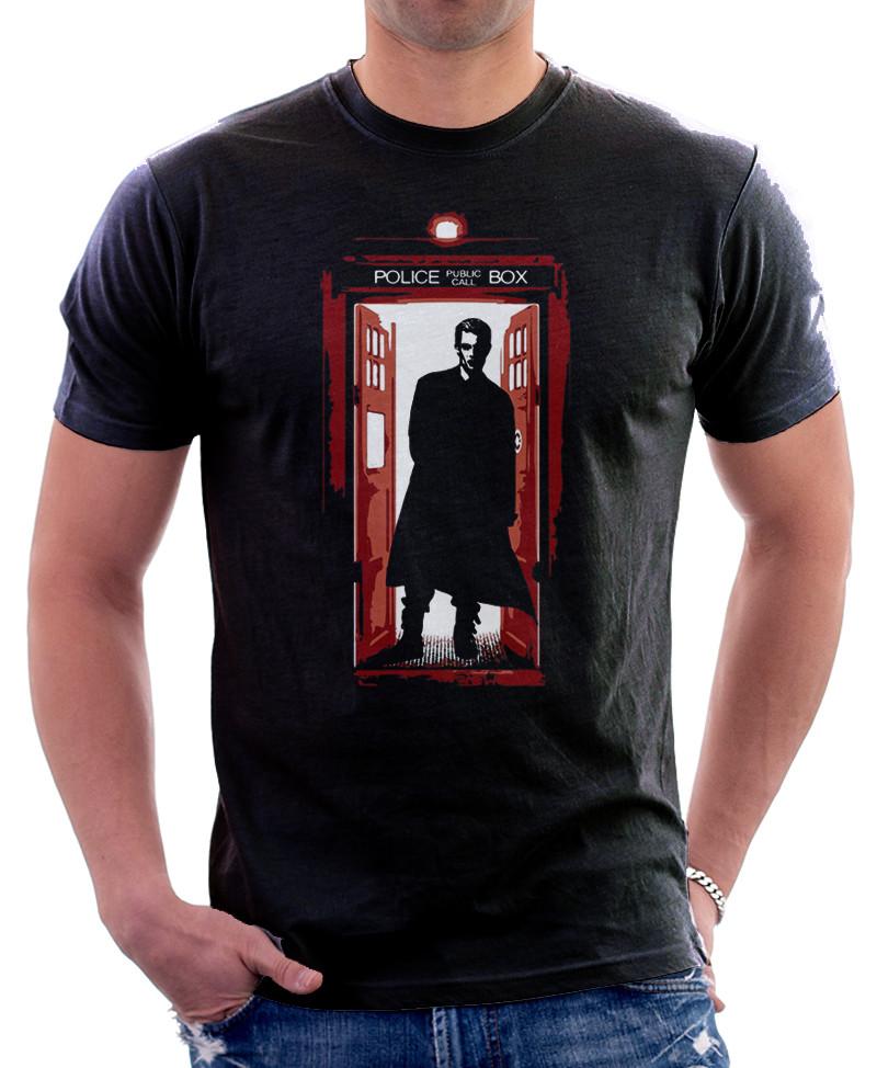 Bloody Spike William Buffy Vampire Slayer Tardis t-shirt OZ9801 S разноцветный
