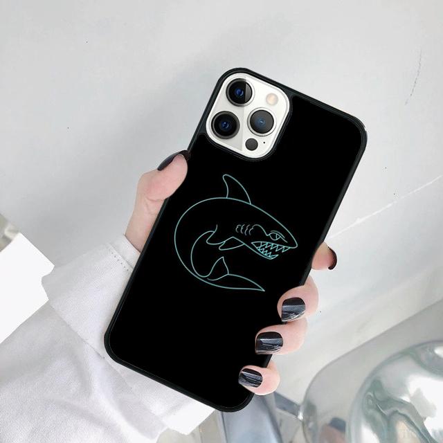 Love Shark Phone Case Cover For iPhone 17 Air 15 Pro MAX 16 Plus 14 12 11 13 coque