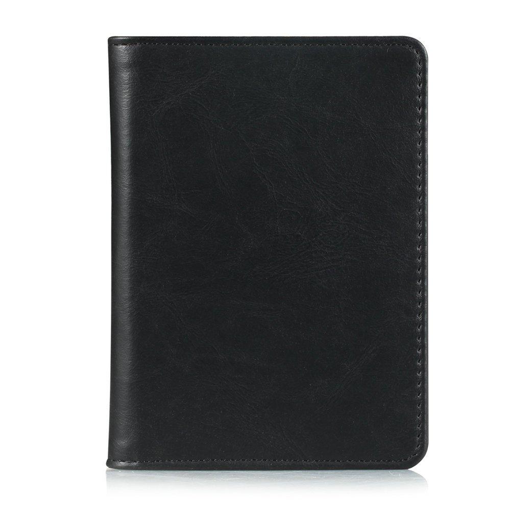 Kepuch Custer Case for Lightweight PU Leather Cover Black Passport, -