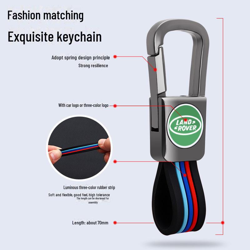 Land Rover Range Rover Key Cover for Discovery Sport, Velar - Car Key Bag Shell with Buckle