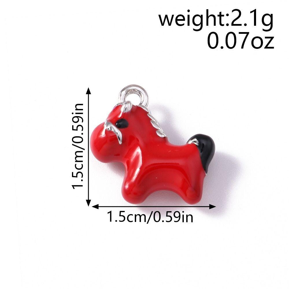 5 Pcs Zinc Alloy Horse Charms Pendants Keychains Parts DIY Jewelry Accessories  DIY Jewelry Making