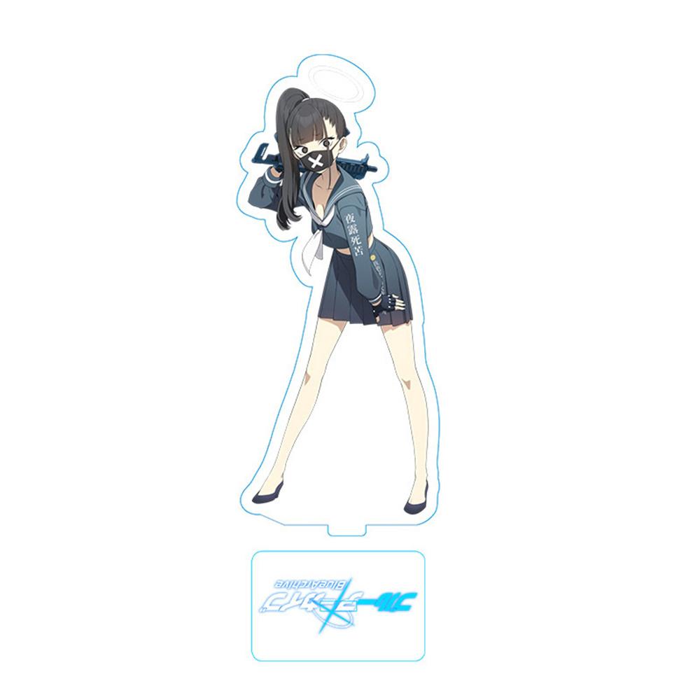 Hot Anime Blue Archive Takanashi Hoshino Cosplay Game Acrylic Action Figure Stand Model Toy Decor Prop Fans Collection Gift