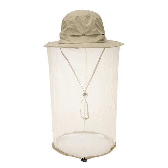 Outdoor Women Men Anti Bug Bee Mosquito Hat Head Net Sun Protection Bucket Cap хаки