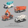 Alloy Mixer Truck Toy Children's Large Concrete Cement Machine Little Boy Tank Truck Engineering Car Model Suit