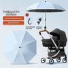 Met Klem UV-Bescherming Paraplu Verstelbare Kinderwagen Paraplu Zon Bescherming