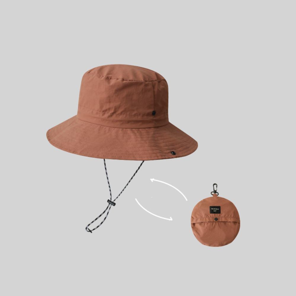 Waterproof Foldable Bucket Hat UPF 50+ Anti-UV Sun Hats Portable Wide Brim Sun Hat  for Men Women