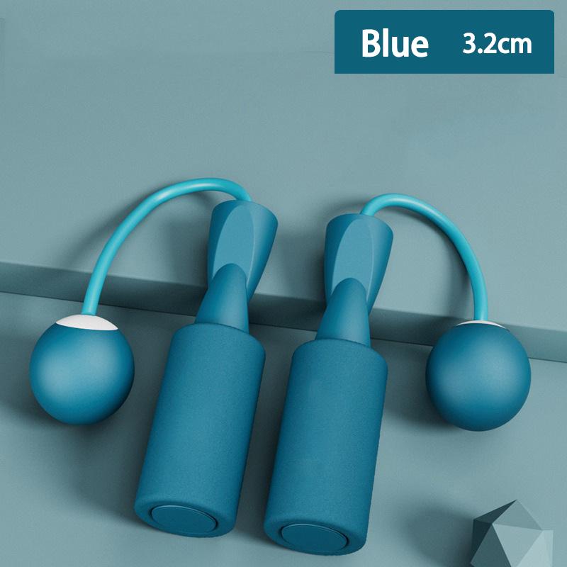 1pc Heavy Cordless Skipping Rope Fitness Jump Rope with Big Ball Suitable for Household Indoor Active Fat Burning