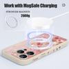 For iPhone 17 Pro Max Case Dream Butterfly Floral Pattern Magnetic For Magsafe Silicone Cover For iPhone 16 Pro Max Funda iPhone 15 14 13 12 11 16E
