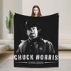 Chuck norris Poster Blankets Quality Warm Soft  Bedding Throws Autumn Picnic Couch Bed Trend Bedspread