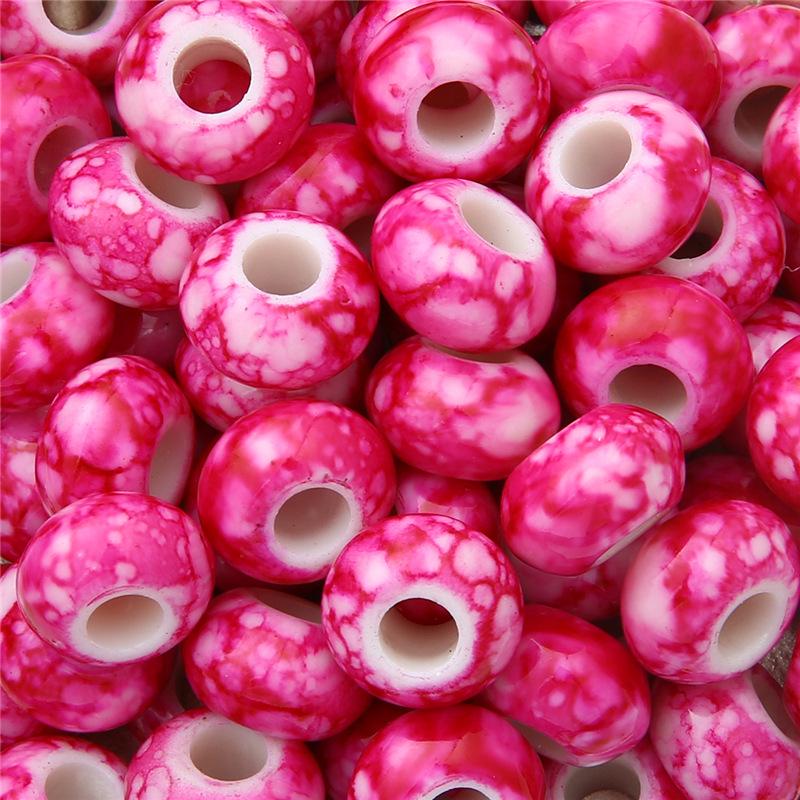 

Акриловые цветы и жемчужные бусины-семена - аксессуары для рукоделия для изготовления серег и браслетов.