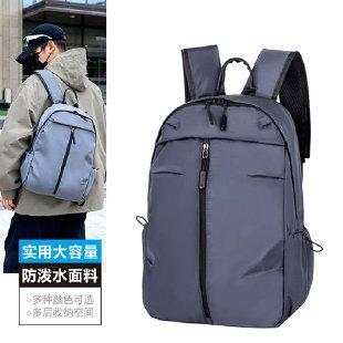 

TS JYL laptop bag,Men Simple Backpack Large Capacity Casual Multi-Function Laptop Bag OneSize сірий