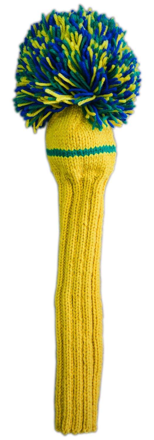 

Jan Craig Чехол для клюшки-драйвера ручной работы, 460 куб. см, Желтый/Келли/Индиго