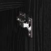 Side Cabinet Black Oak Effect 96.5 x 30 x 75 cm