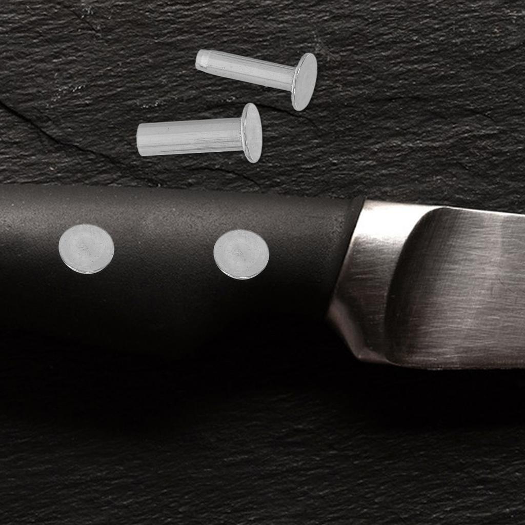7 párů odolných nýtů na rukojeti nože pro DIY výrobu příborů Nerezové upevňovací prvky rukojeti nože pro kuchyňské šéfkuchařské nože