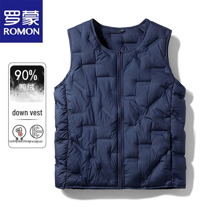 ROMON Lightweight Duck Down Sleeveless Vest