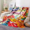 1 pièce Couverture Flanelle Imprimée Winx Club, Haute qualité Toutes Saisons, Décoration Maison, Chaleur et Confort, Parfait pour les Cadeaux de Noël