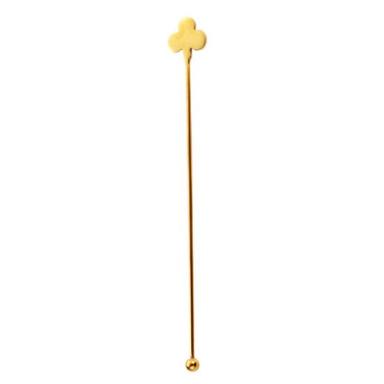 Edelstahl-Rührstäbchen, Schaufel-, Herz-, Karo-, Pik-förmig, Niedliche Frucht-Cocktailrührstäbchen, Rührstäbchen für Whiskey, Saft, Kaffee