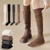 1-10Pairs Women’s Over-the-Knee Thigh High Socks Slouchy Boot Socks Non-Slip Slim Fit Long Stockings for Fall Winter Fashion