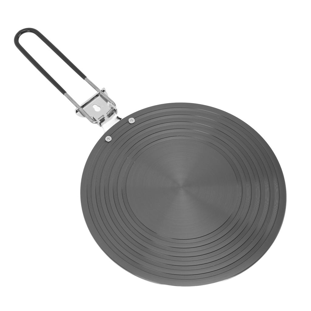 Ht Conduction Plate Aluminum Alloy Stove Top Ht Diffuser Reducer Flame Guard Simmer Plate with Detachable Handle for Kitchen