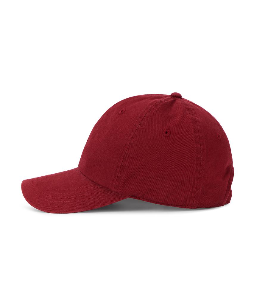 Bajal Logo Oversized Chino Ball Cap Wine