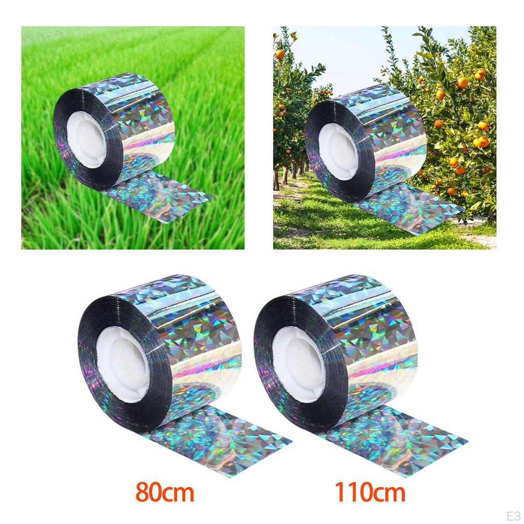 Bird Scare Tape Double Sided Reflective Ribbon Flash for Crows Garden