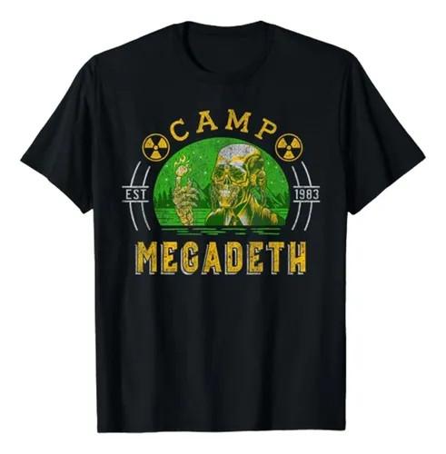 Винтажная футболка Camp Megadeth Унисекс Подарок фанату S-5XL Унисекс футболка L