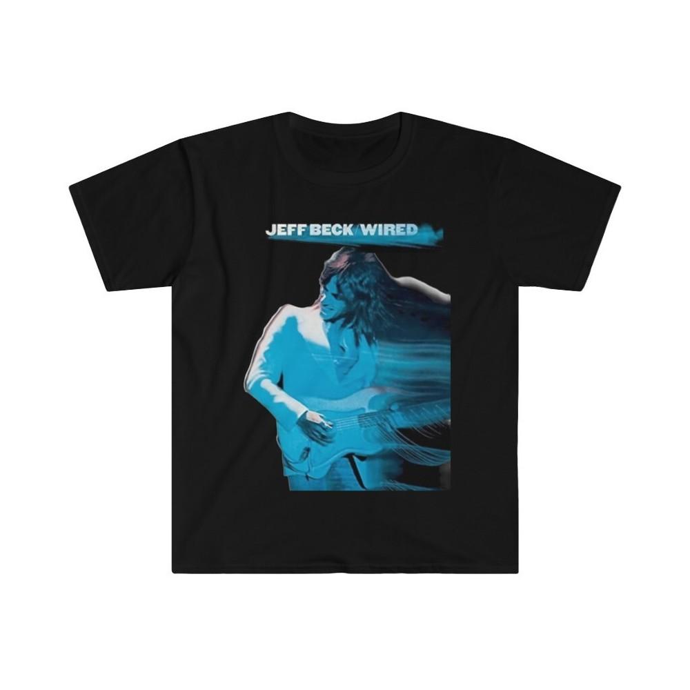 Unisex Soft Cotton T-Shirt. Jeff Beck. Wired Unisex T-Shirt S
