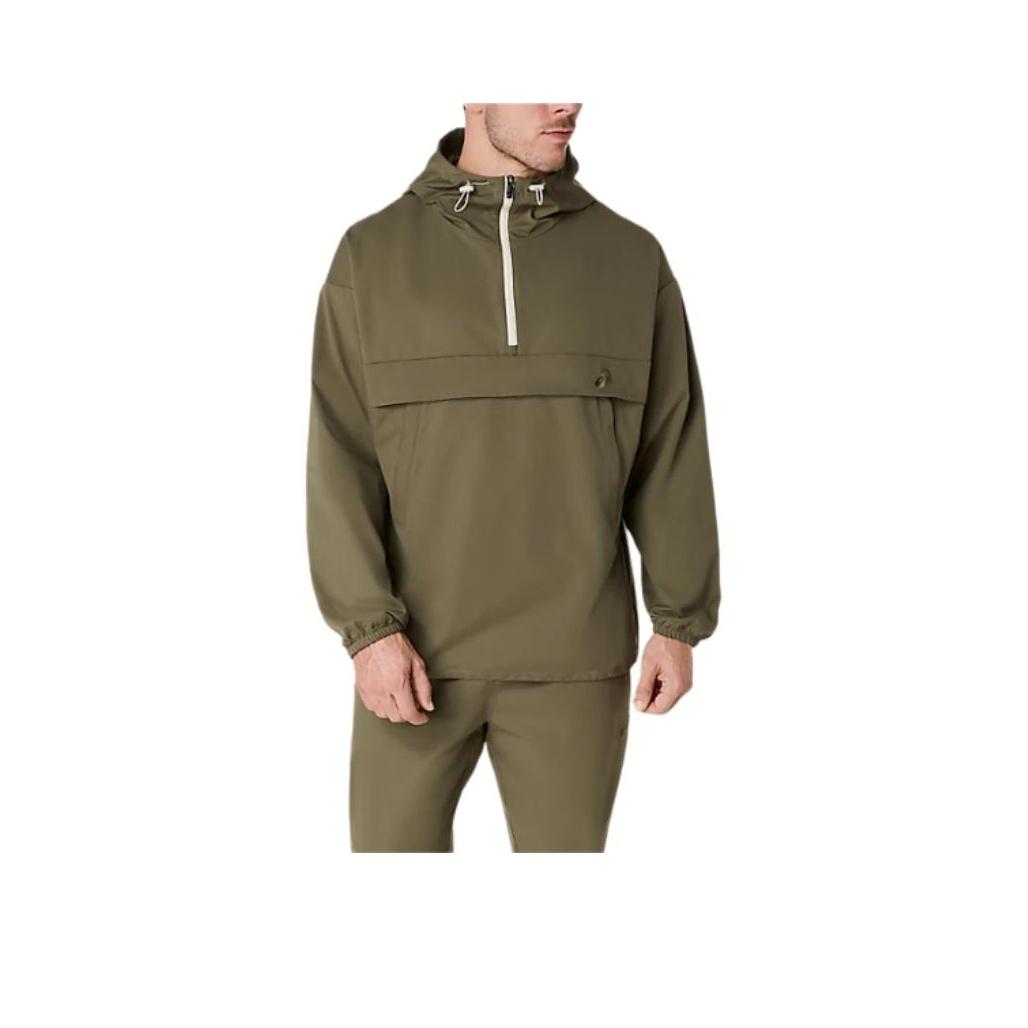 Asics Однотонная толстовка с капюшоном на молнии до середины с длинными рукавами мужские куртки 2031E893-300 XL 11100₽